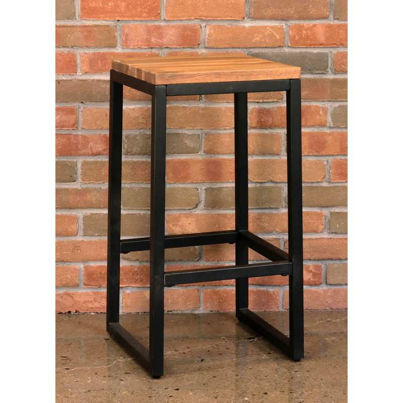 Union Rustic Corrine 3 Piece Counter Height Solid Wood Dining Set